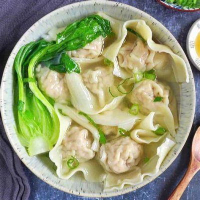  Fujian Wonton Soup Zaskakuje Delikatnością i Rozgrzewającym Aromatem 