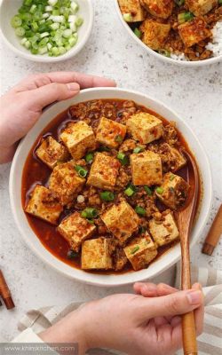  Mapo Tofu z mięsem - czy pikantne danie kuchni syczuańskiej może być równocześnie aksamitnie kremowe?